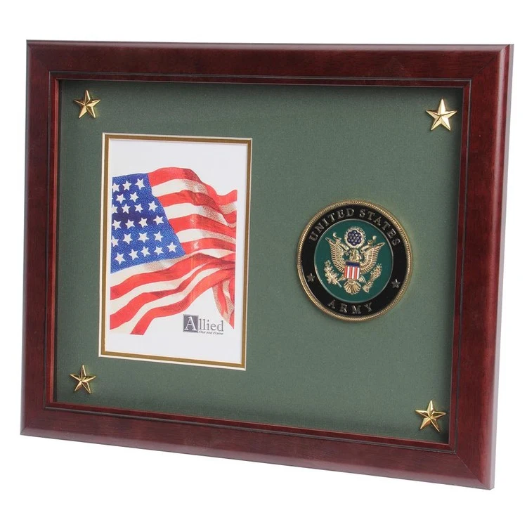 U.S. Army Medallion 5-Inch by 7-Inch Picture Frame with Stars 1