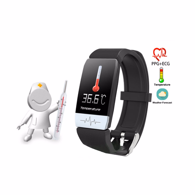 Intelligent Waterproof Ecg Body Temperature Bracelet
