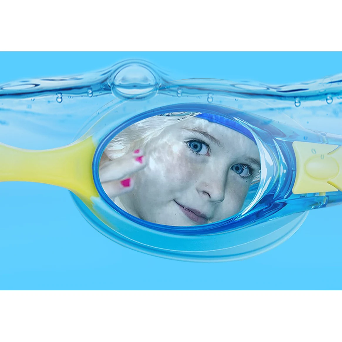 HD children's swimming goggles 1