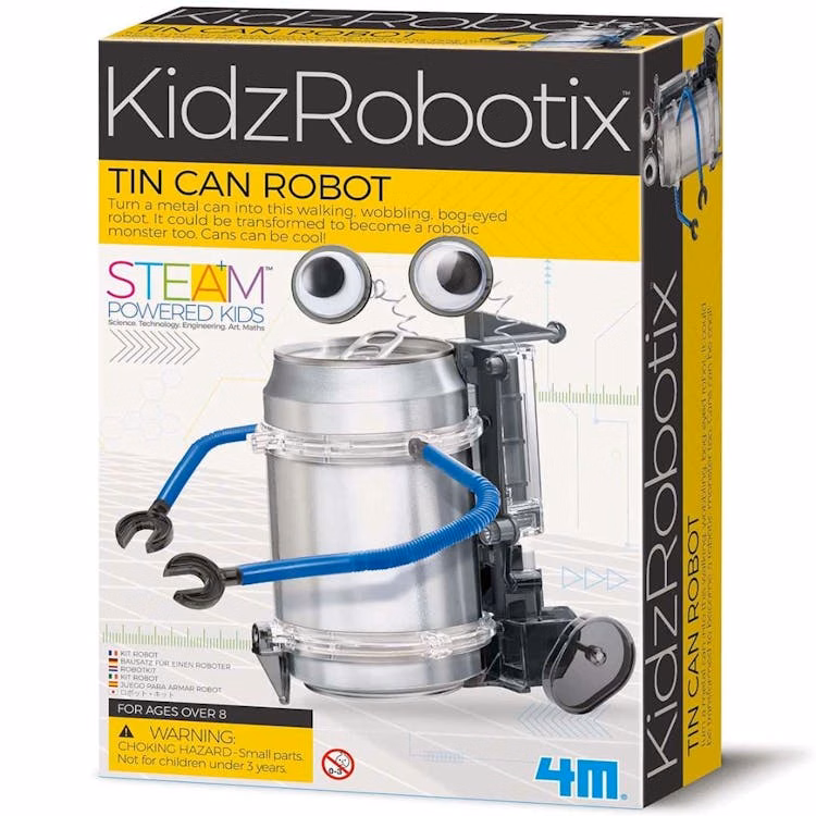 4M Kidz Robotix Tin Can Robots