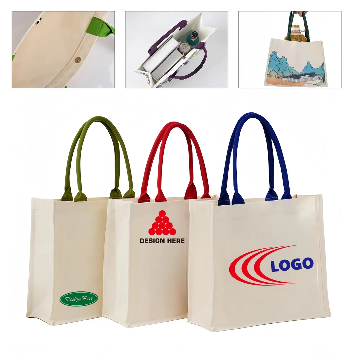 Large-capacity waterproof, environmentally friendly handbag 1