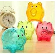 Translucent Piggy Coin Bank 1