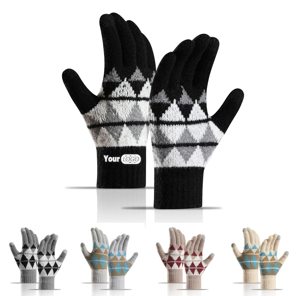 Anti-Slip Touch Screen Knit Glove 1