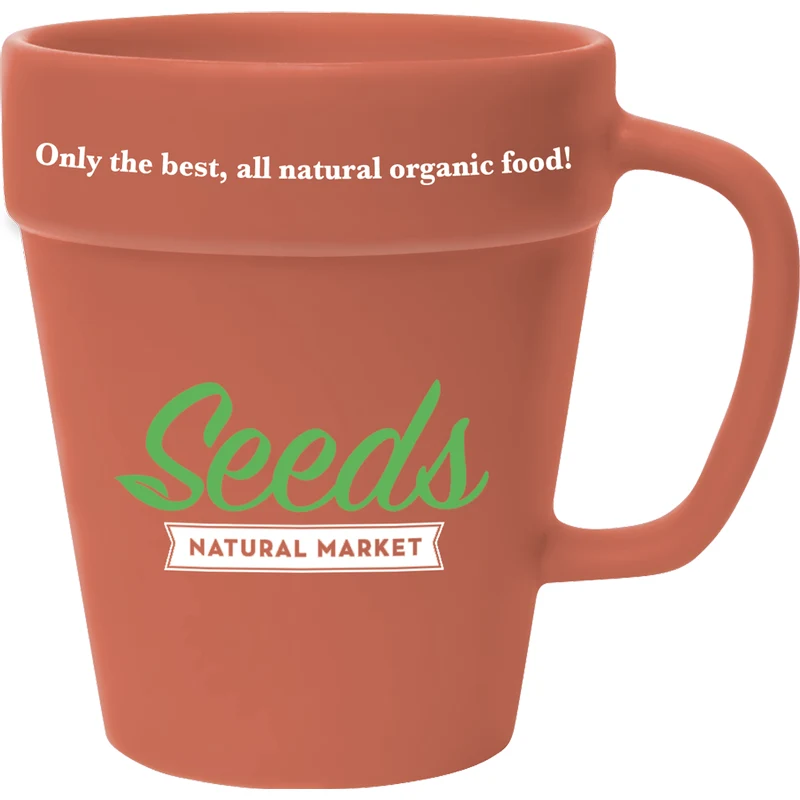 14 oz. Terra Cotta Flower Pot 1