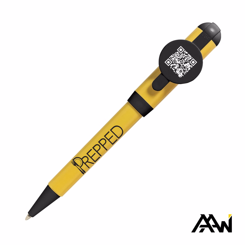 Jumbo QR Billboard Twist Pen - Black Accent