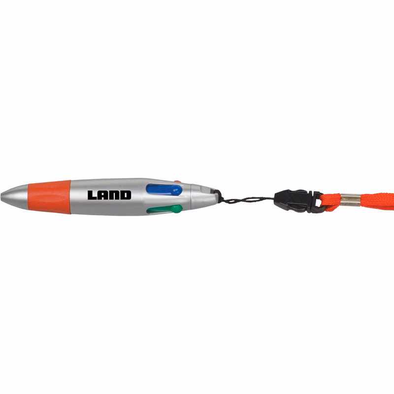 4-Color Pen on a Lanyard