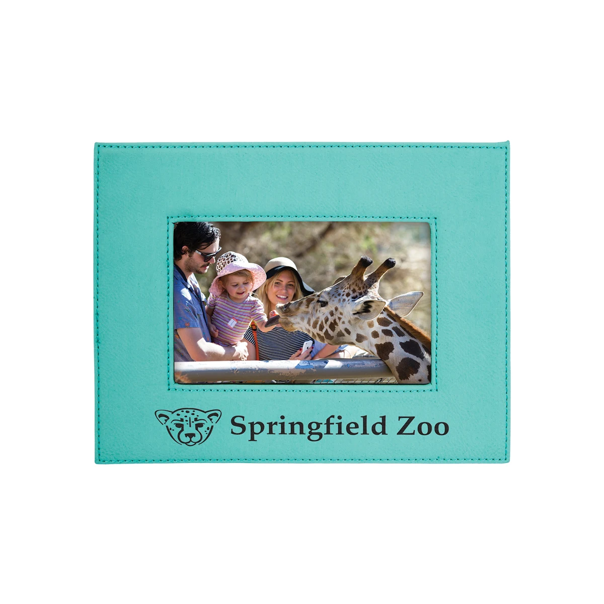4" x 6" Teal Leatherette Photo Frame 1