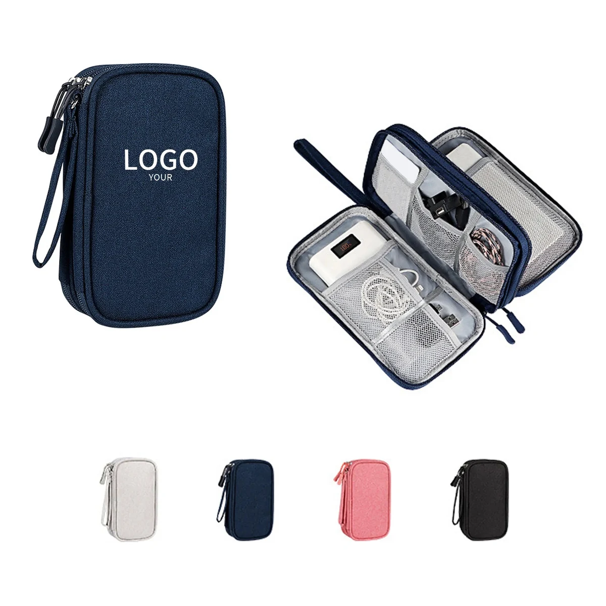 Multi-Functional Double-Layer Accessories Storage Bag 1