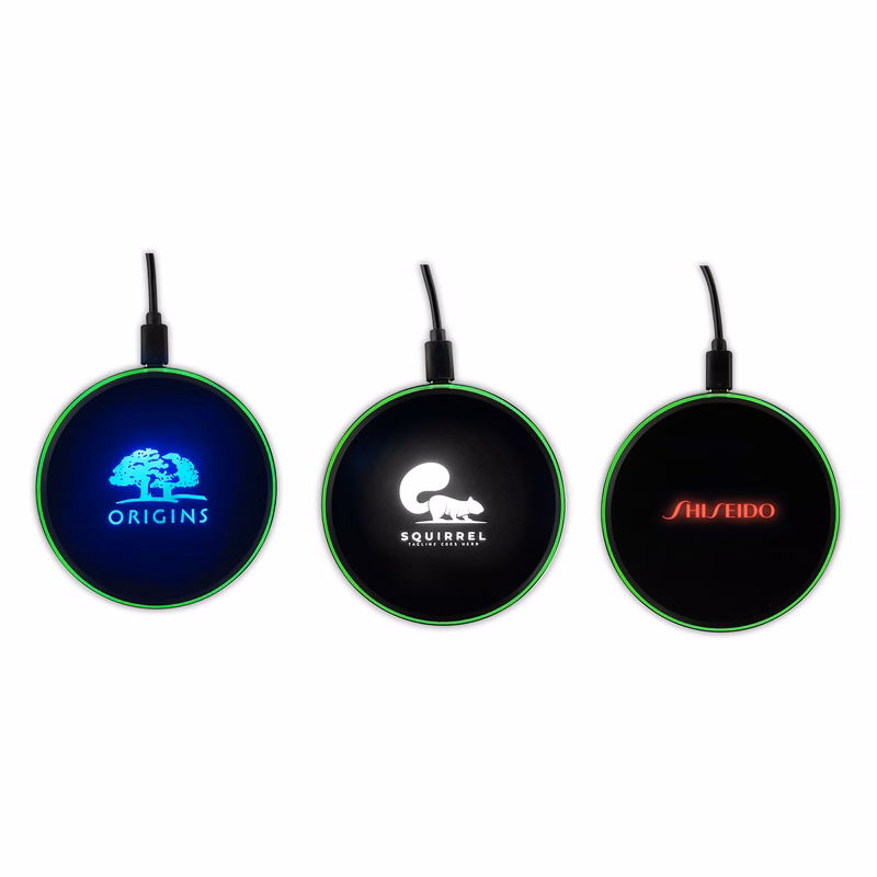 Light up wireless charger