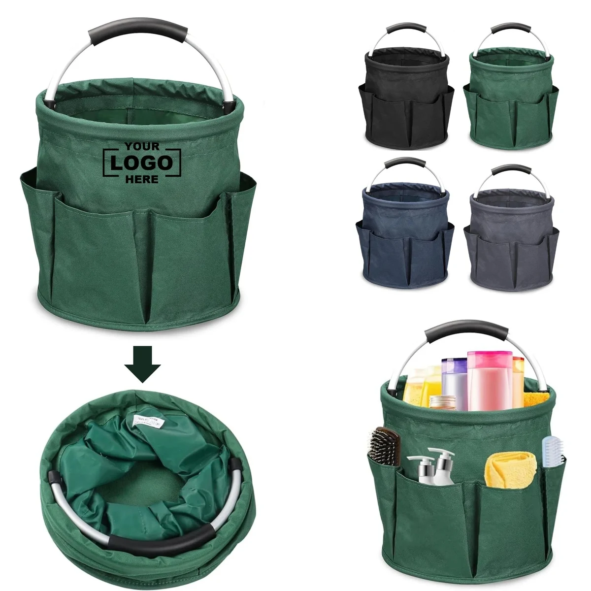 Portable Foldable Multi-functional Garden Tool Basket 1