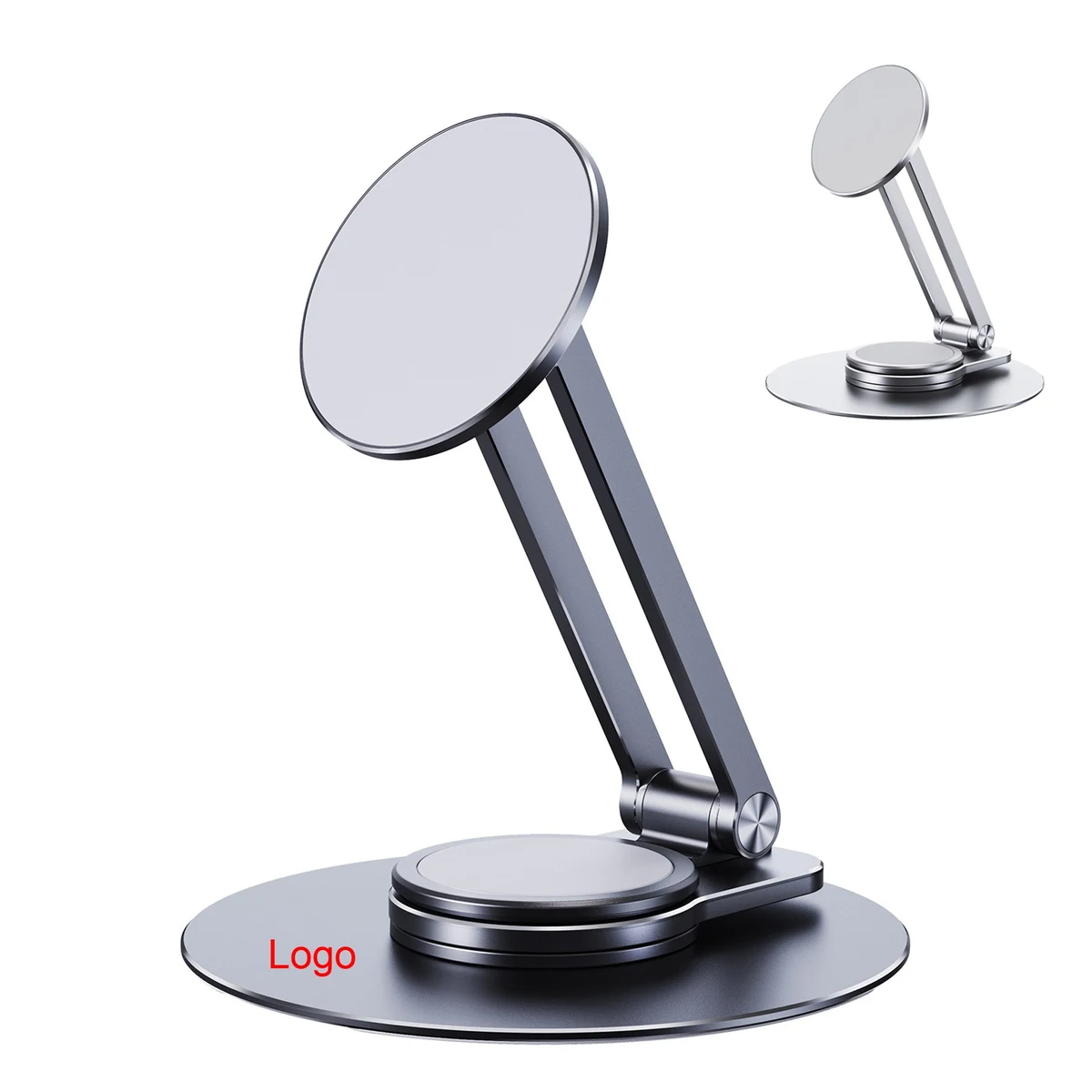 Foldable Adjustable Aluminum Magnetic Phone Stand 1