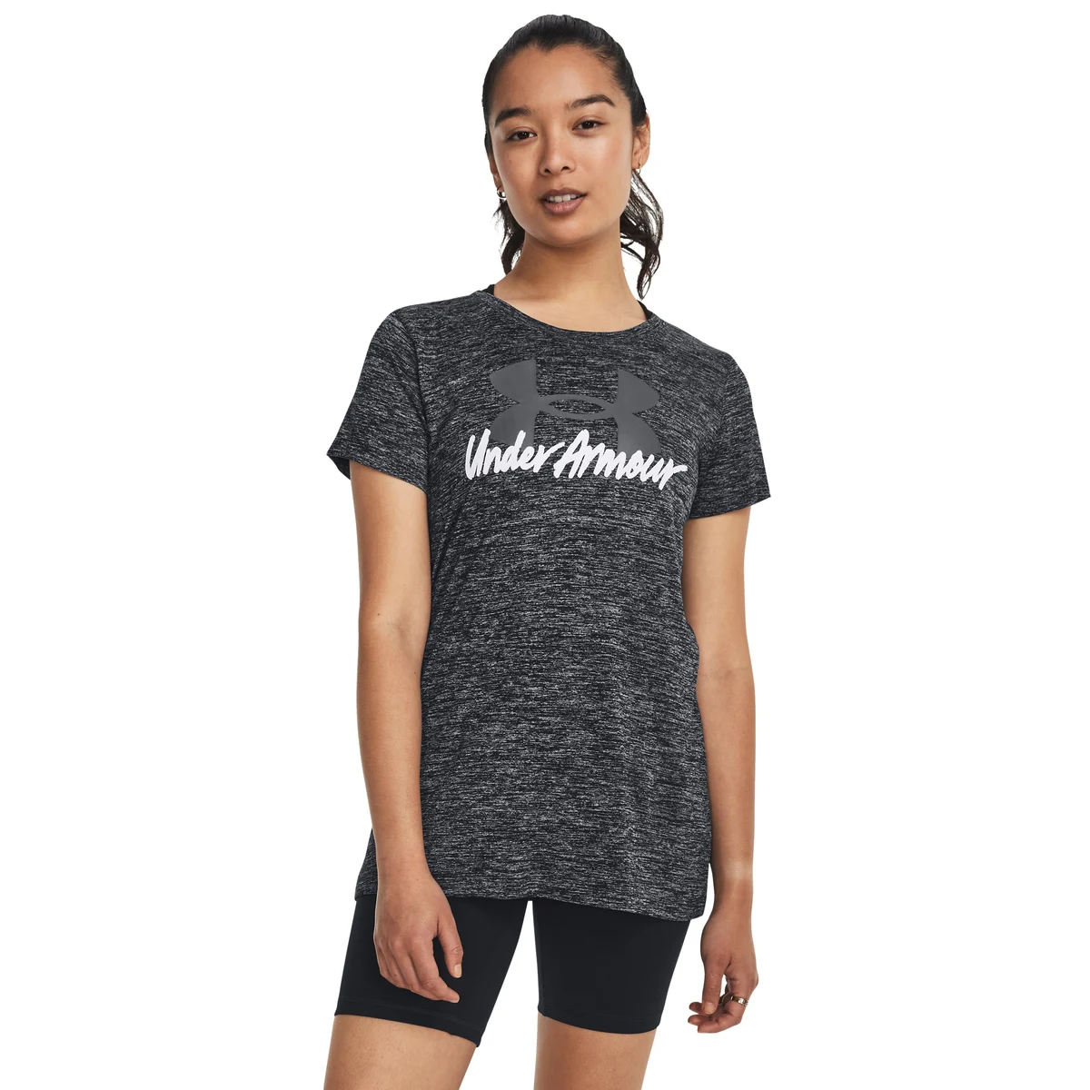 UA Tech Twist Graphic Women's Short Sleeve 1
