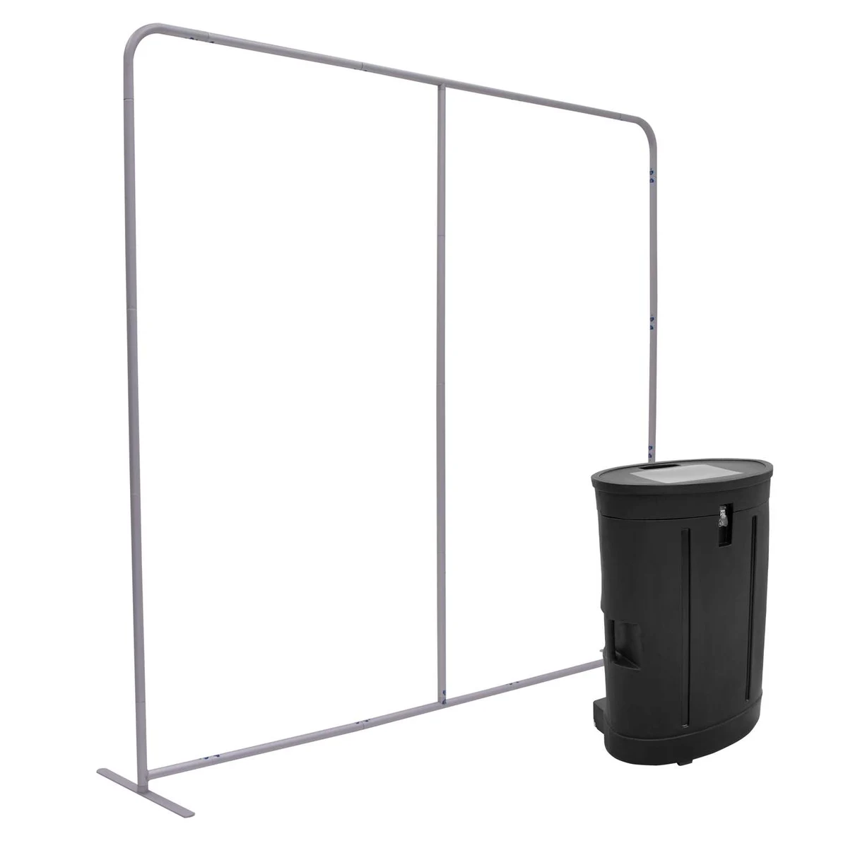 8'W x 90"H EuroFit™ Straight Wall Plus Hardware Kit 1