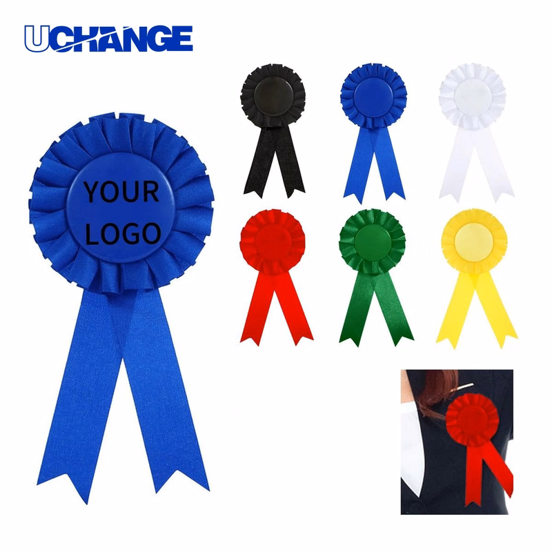 Recognition Badge with Polyester Ribbon