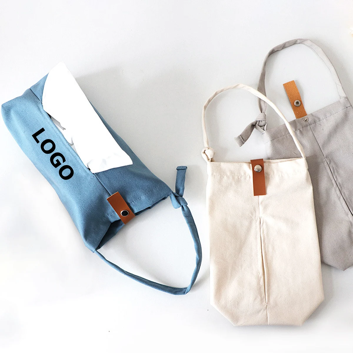 Customizable Logo Canvas Napkin Bag 1