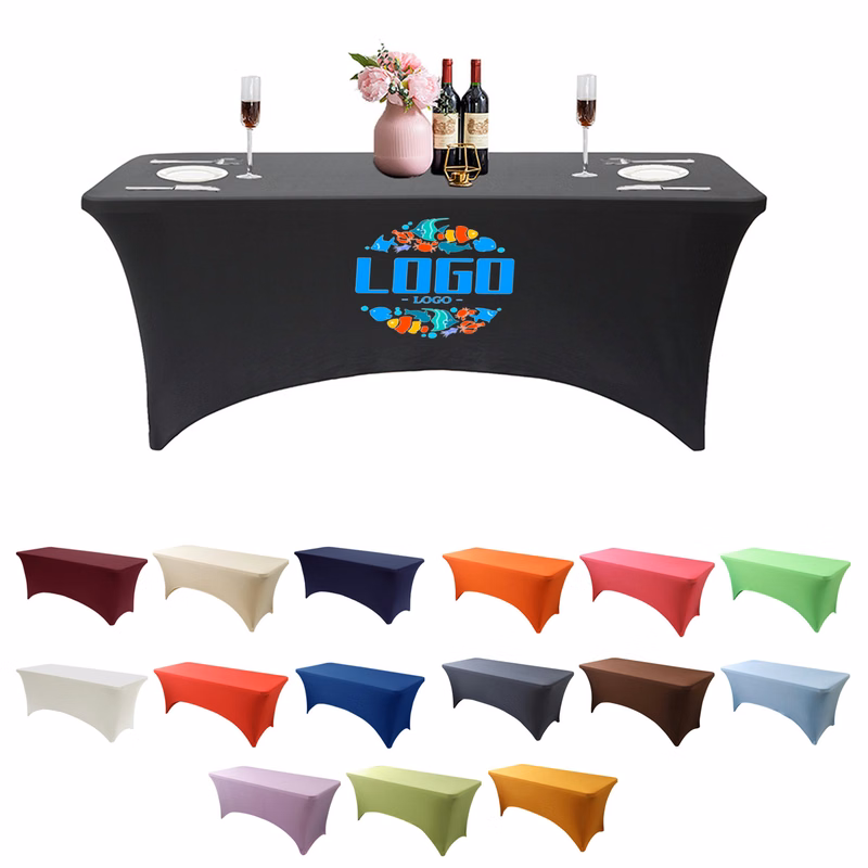 Stretchable 6FT Polyester Table Protector Cover