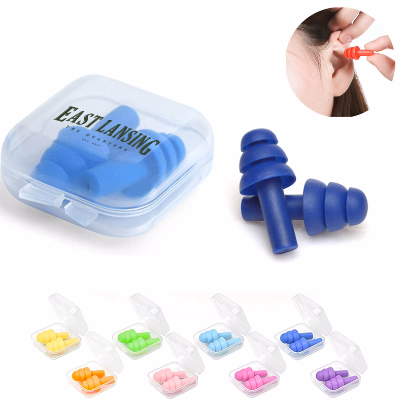 Sleeping and Work Soft Silicone Noise Reduction Ear Plugs