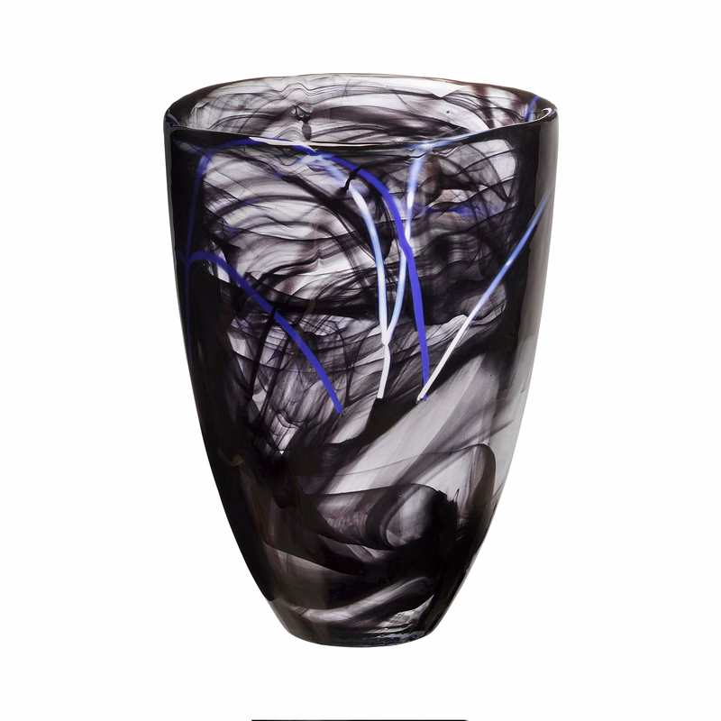 CONTRAST VASE BLACK