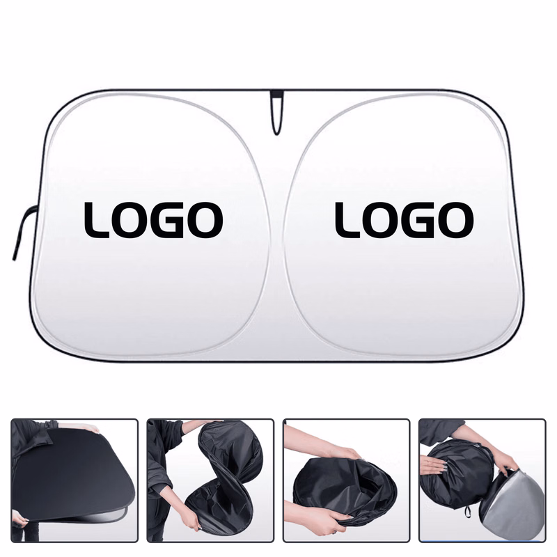 Premium Car Titanium Silver Sun Shade