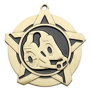 Wrestling Super Star Medal 2-1/4" 1