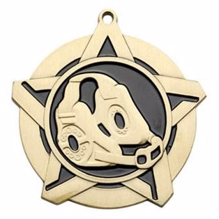 Wrestling Super Star Medal 2-1/4"