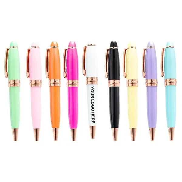 Custom Compact Metal Mini Ballpoint Pen — Portable Pocket Size Writing Tool 1