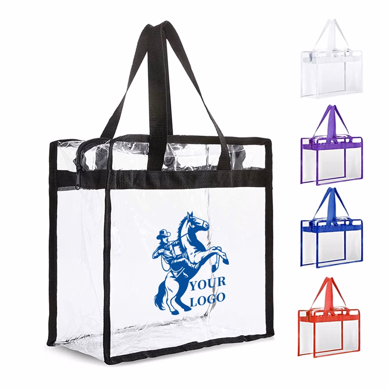 Largre PVC Clear Shopping Tote Bag