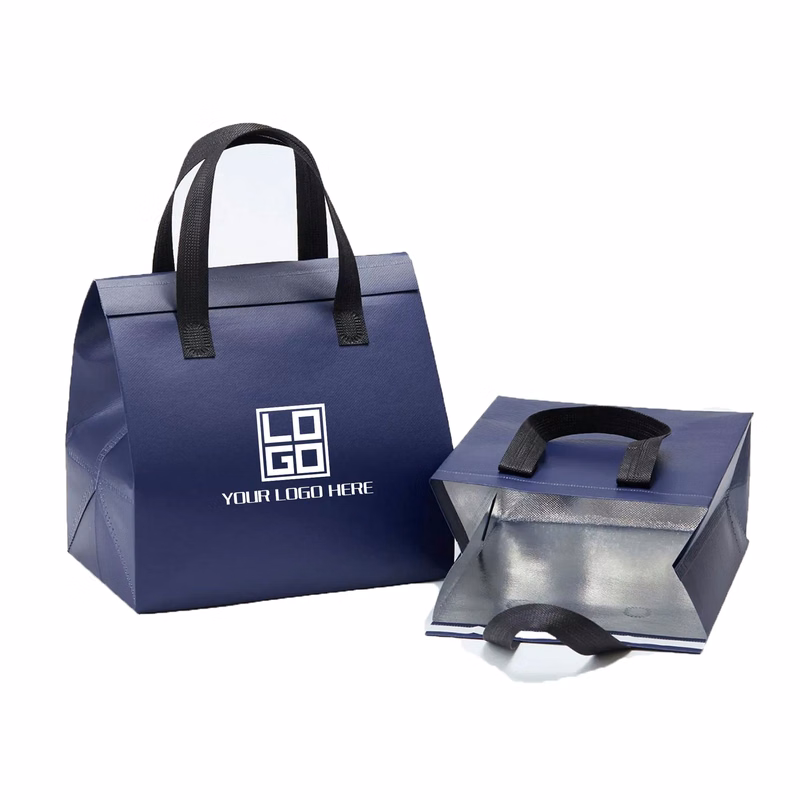 Colorful Insulated Reusable Lunch Tote for Groceries