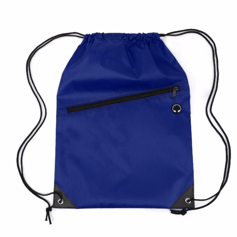 Drawstring Bag with Earphone Hole