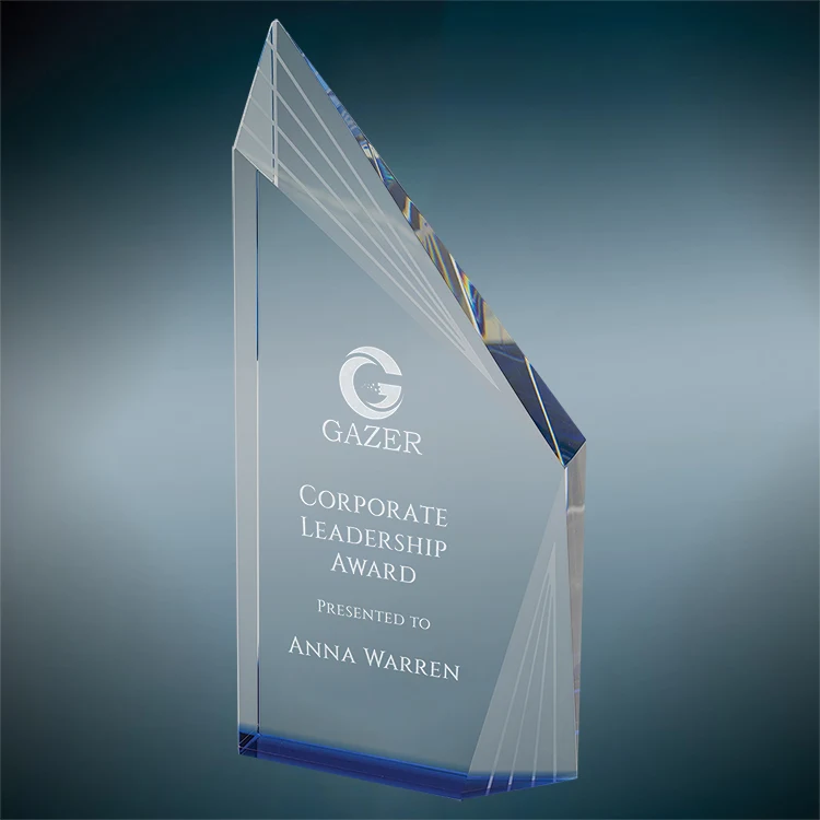 Austin Crystal Award-Blue 1