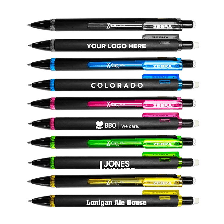 Zebra Z-Grip Plus Rubberized, Refillable Mechanical Pencil with Eraser & Shake Advance Technology 1