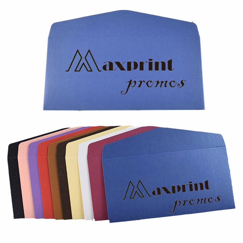 Elegant Gold Stamped Pearl Envelope