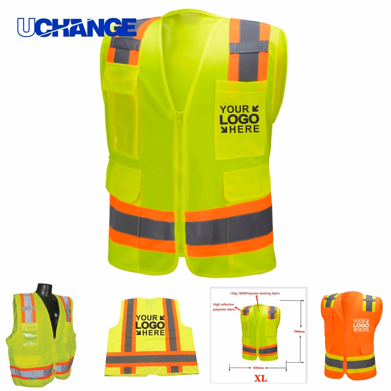 Two-Tone High-Visibility Safety Vest
