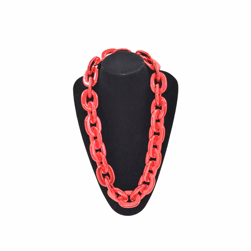 High Density Foam Sports Chain Necklace 35.37" Length X 7.37" Width