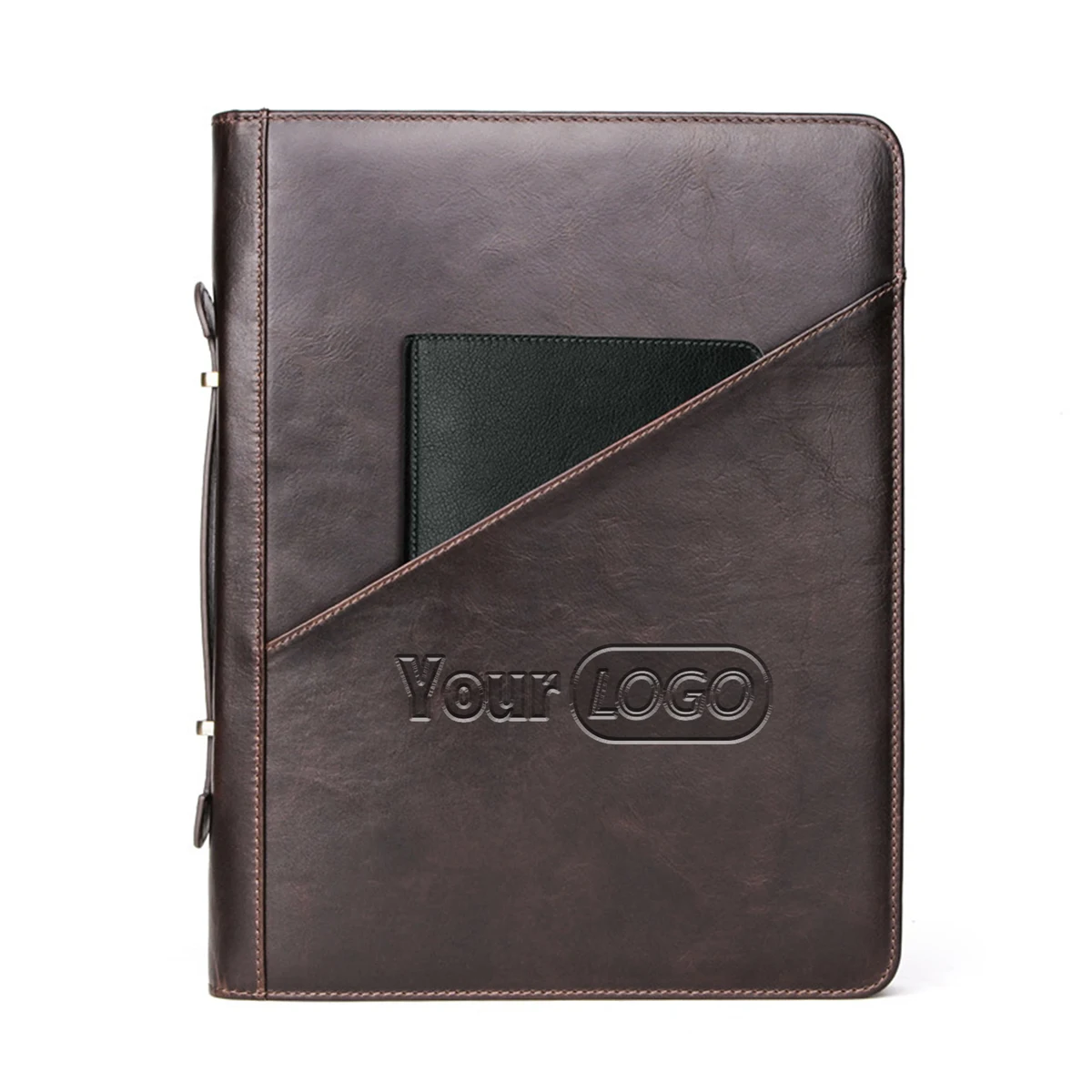 Leather 13.3 12.9 inches A4 Messenger Laptop Sleeves Coffee 1