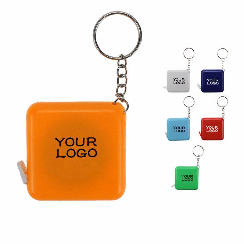 MOQ 20 PCS Dual-Scale Keychain Tape Measure