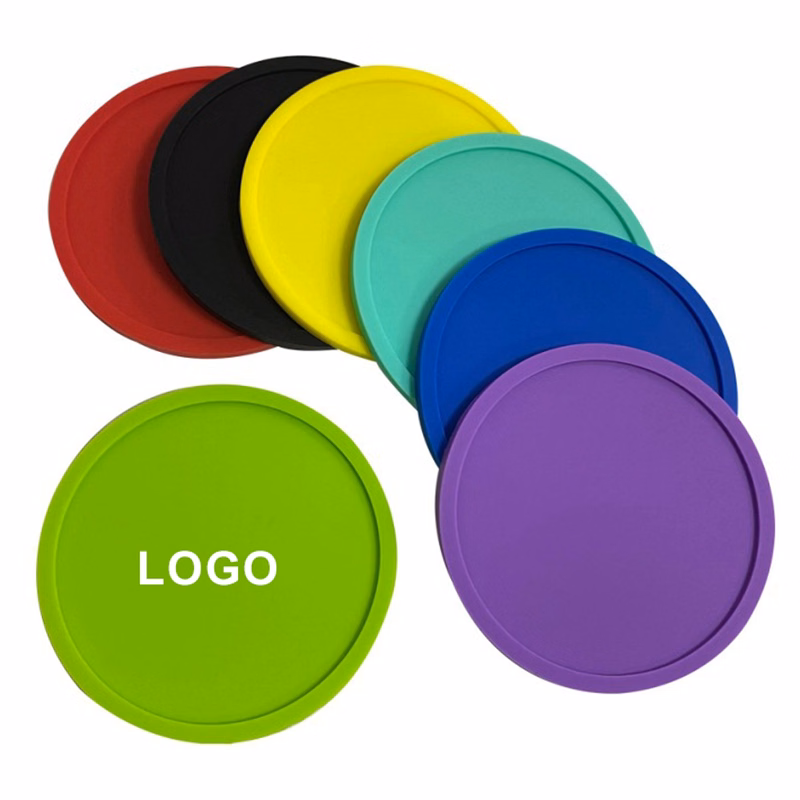 High Temperature Resistant Round Silicone Coaster