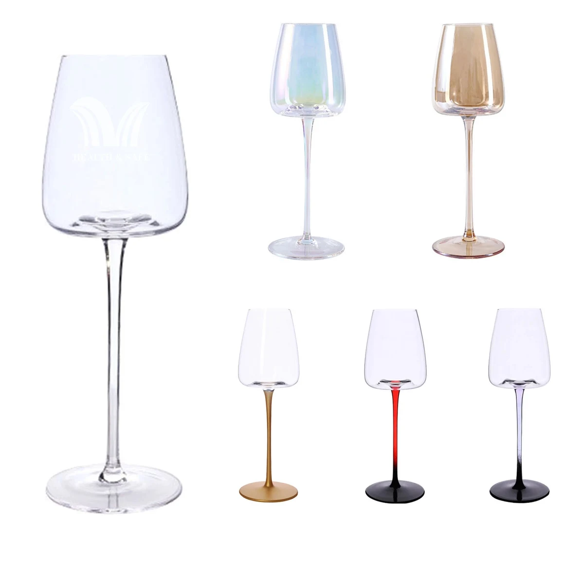 Capacity Crystal Red Wine Glasses 1