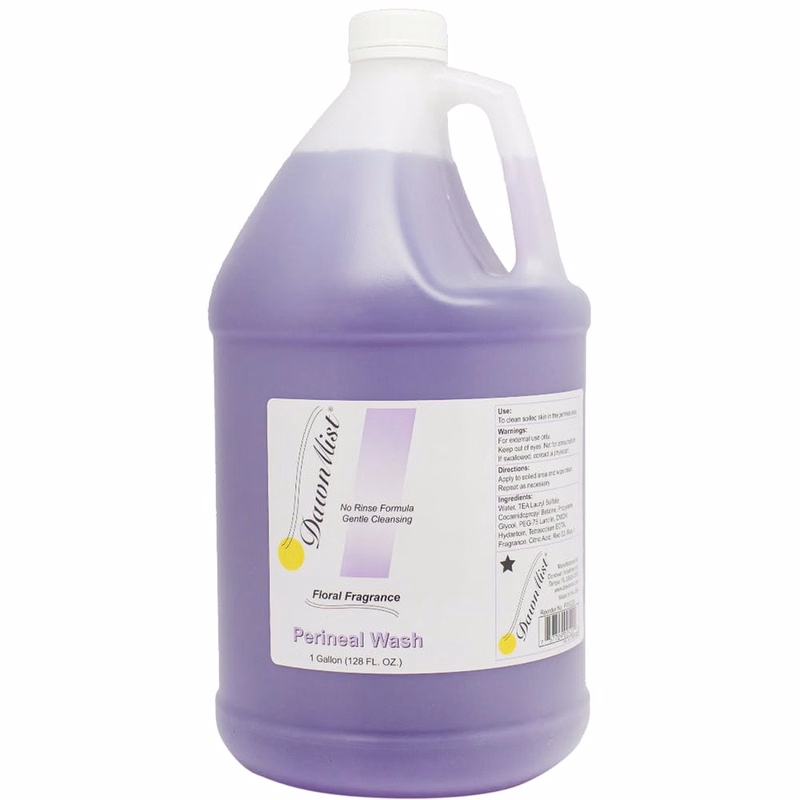 No-rinse Perineal Wash - 128 oz Purple Floral