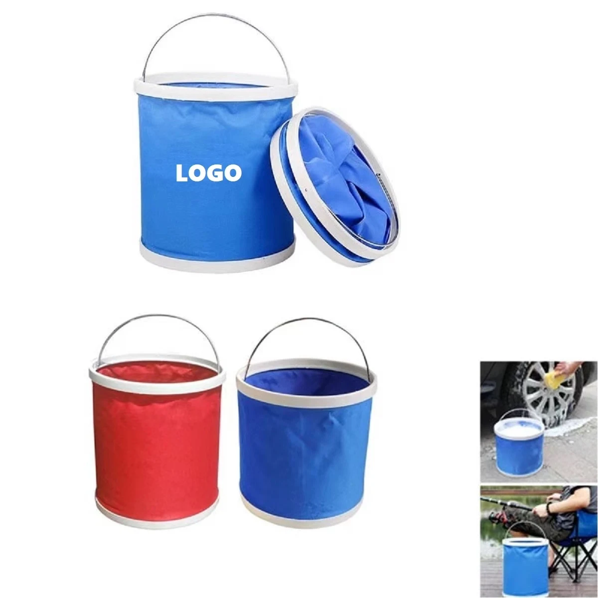 Folding Water Bucket 13L MOQ 100PCS 1