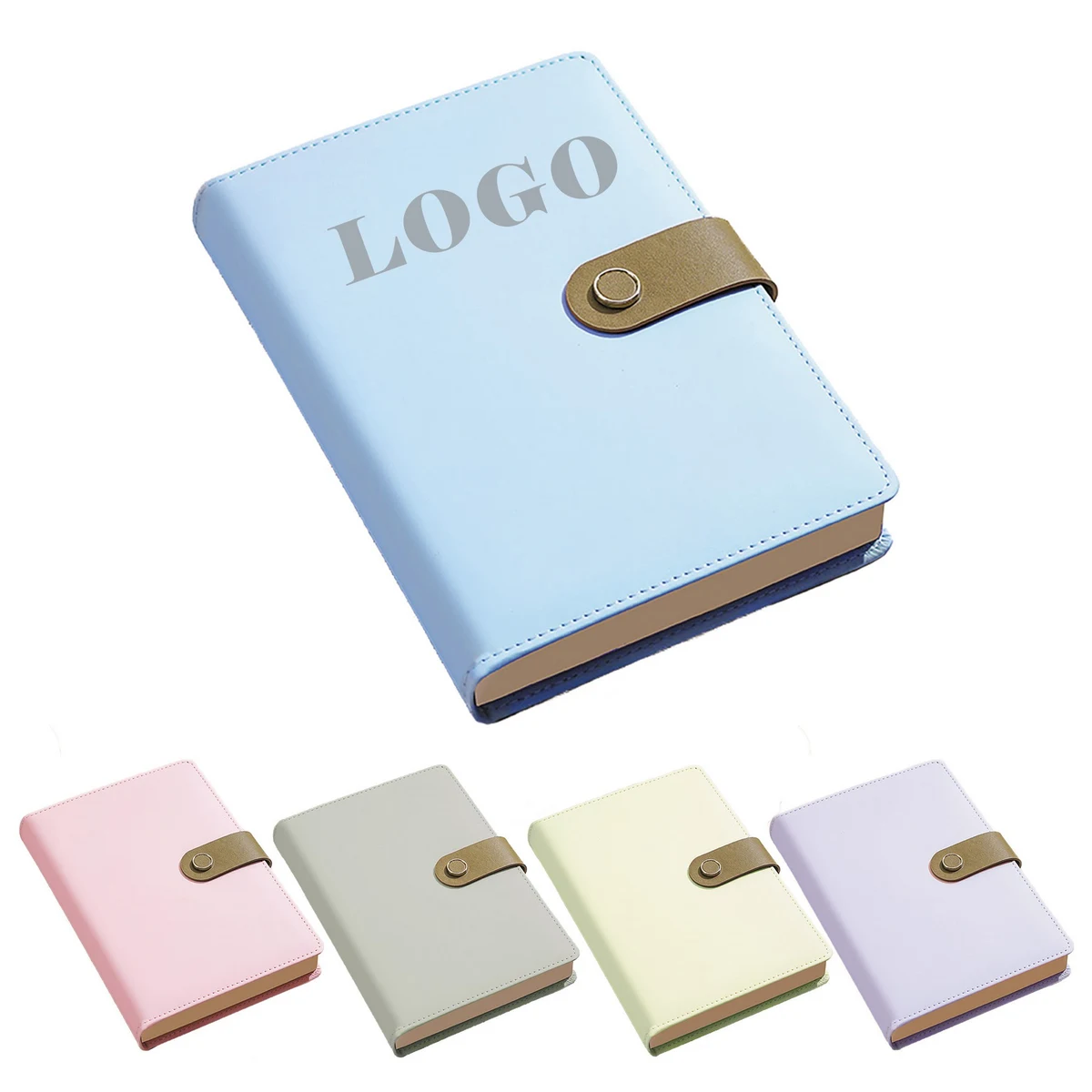 Macaron Color Magnetic Buckle Notebook 1