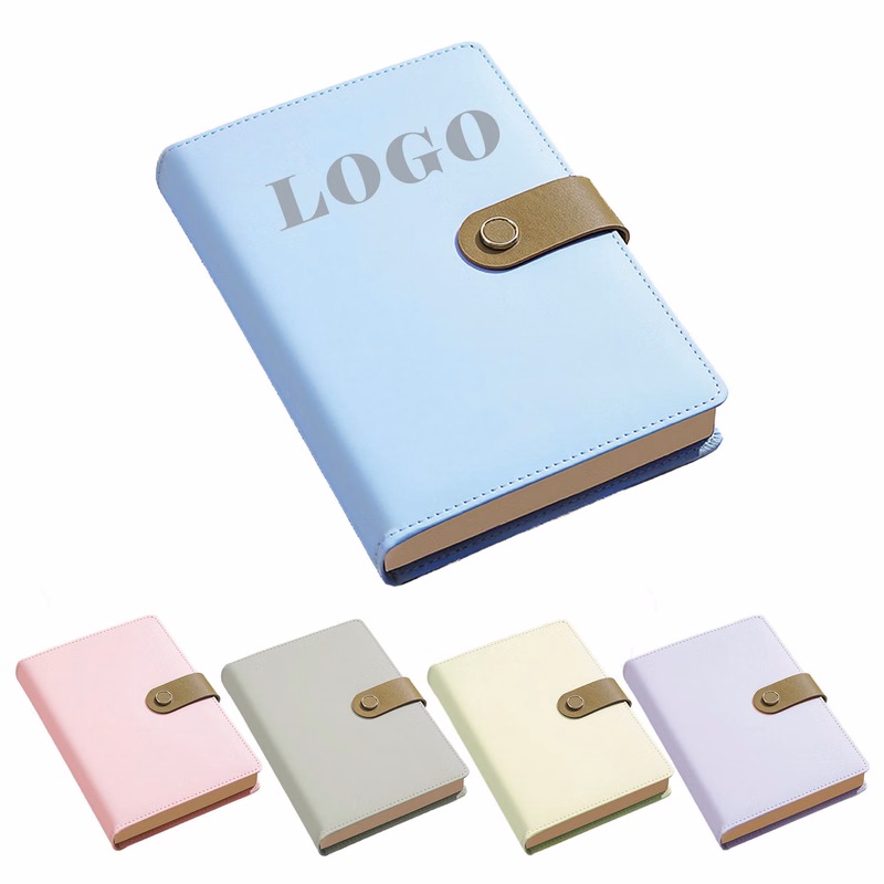 Macaron Color Magnetic Buckle Notebook