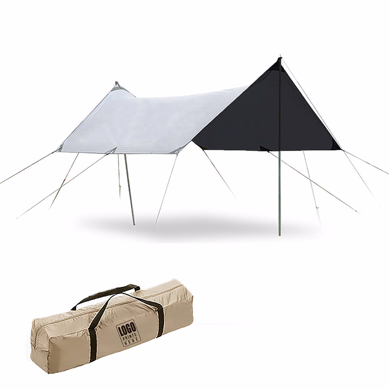 Outdoor Shade Canopy Light Weight Black Coating