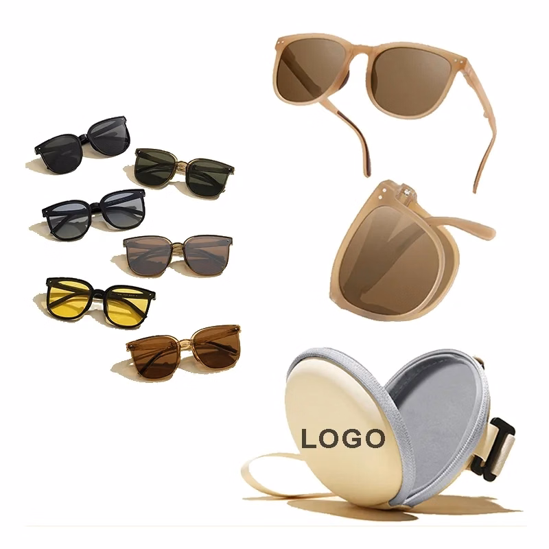 Folding Sunglasses with case Polarized UV Protection