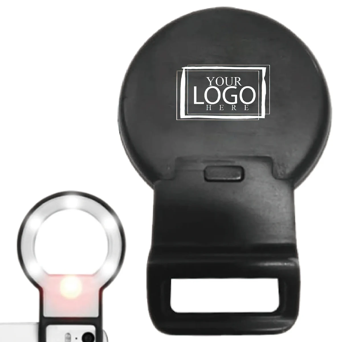 Custom Printed Mirror LED Selfie Flashlight 1