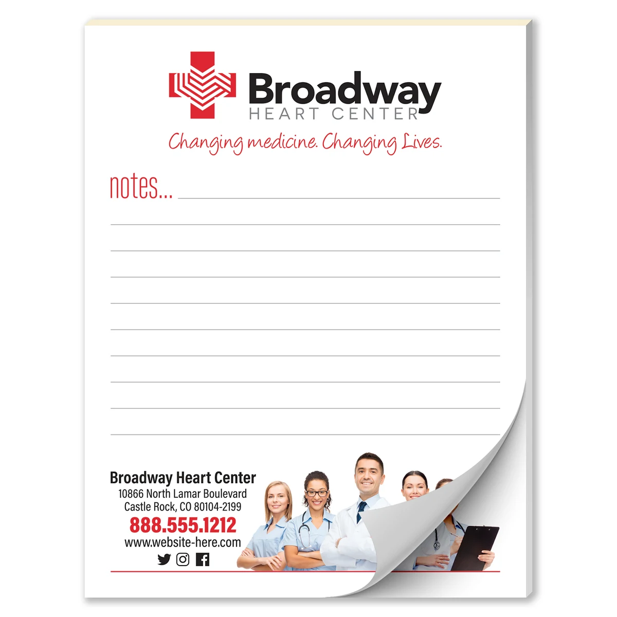 Scratch Pad / Notepad - 100 Sheets - 4.25x5.5 1