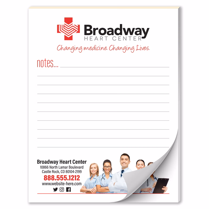 Scratch Pad / Notepad - 100 Sheets - 4.25x5.5