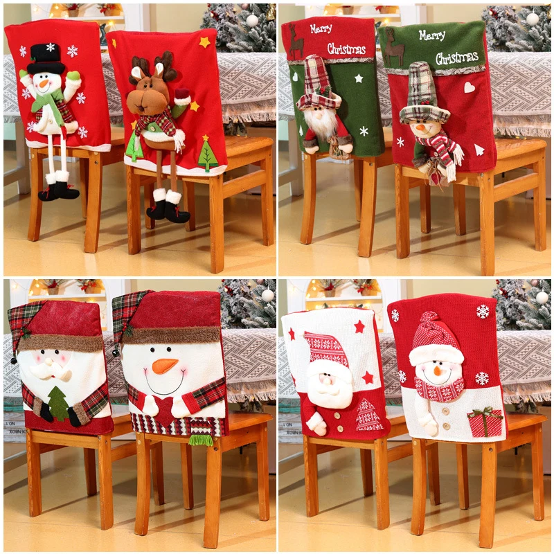 Christmas Decoration Chair Cover 1