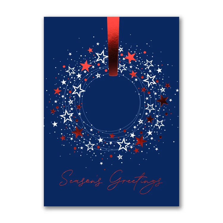 Scarlet Stars Holiday Card 1