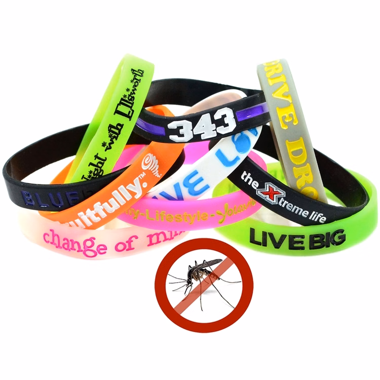 Color Filled Mosquito Wristband